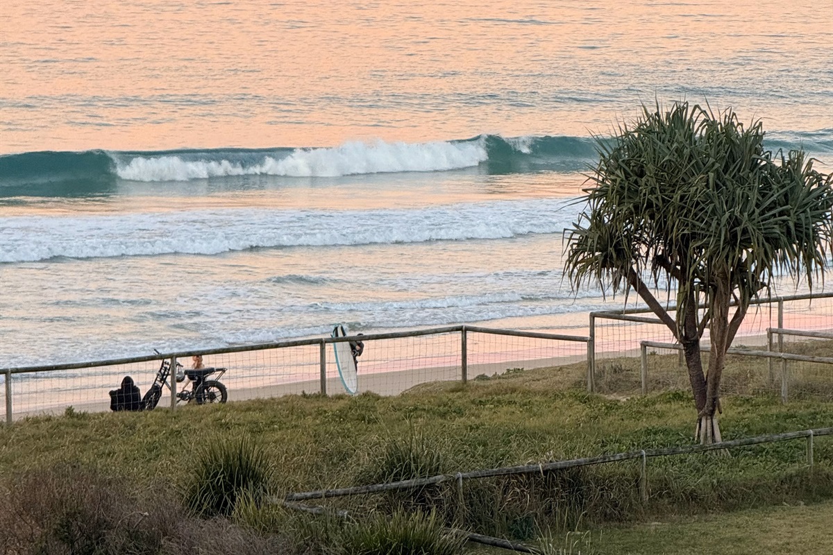 Sunset view from the Balcony