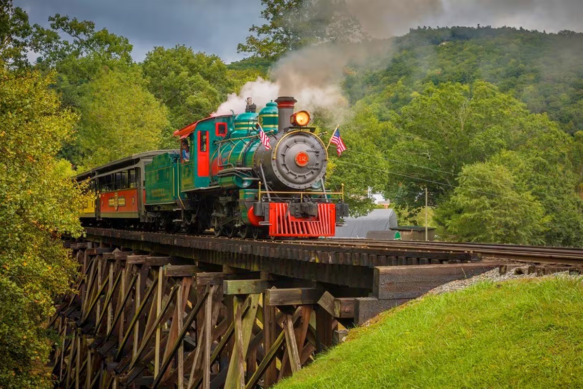 Tweetsie Railroad is fun for all ages and is only 15 miles away since we are right in the center of the High Country so you can do it all!