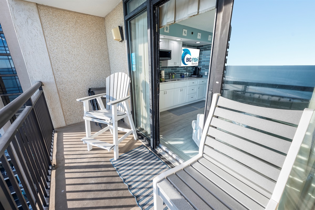 Amazing View from the Balcony!