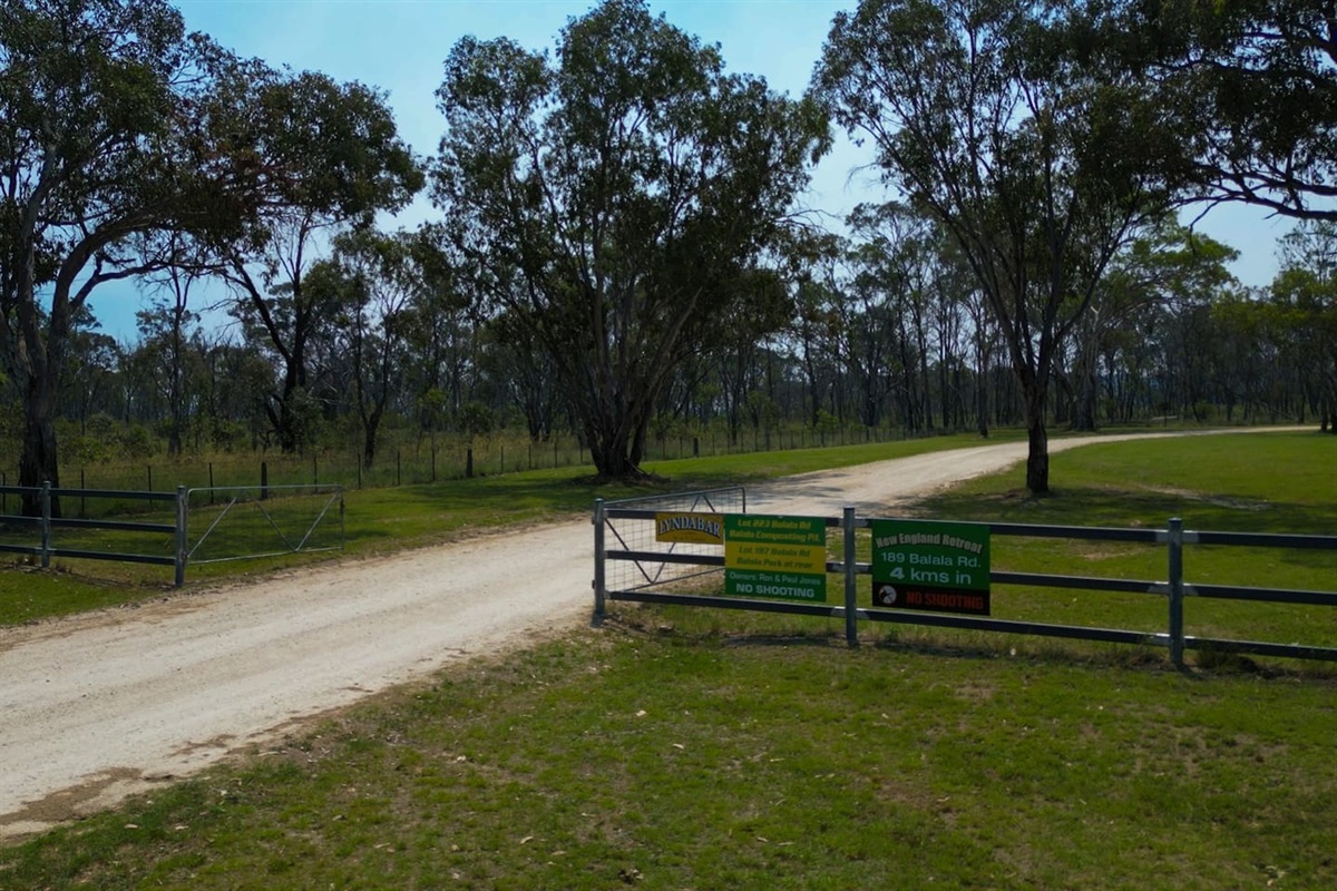 Entrance to property