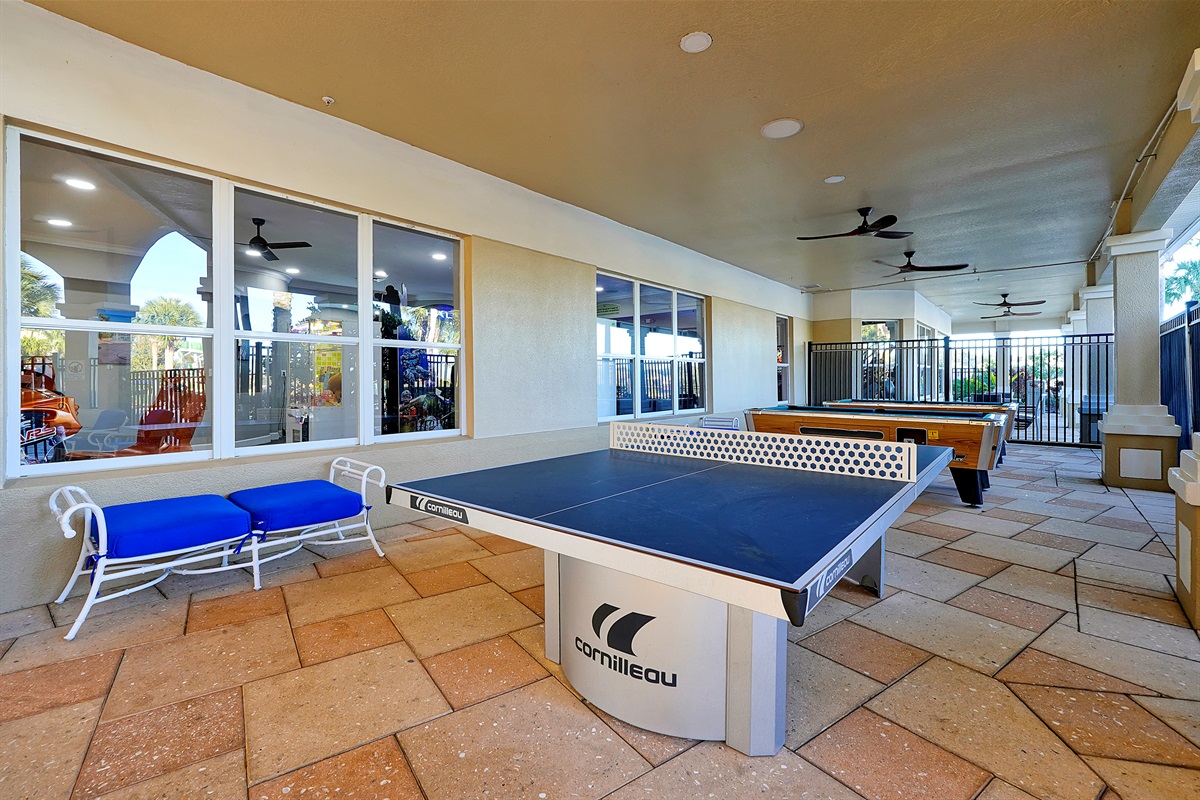 Ping Pong at the Clubhouse