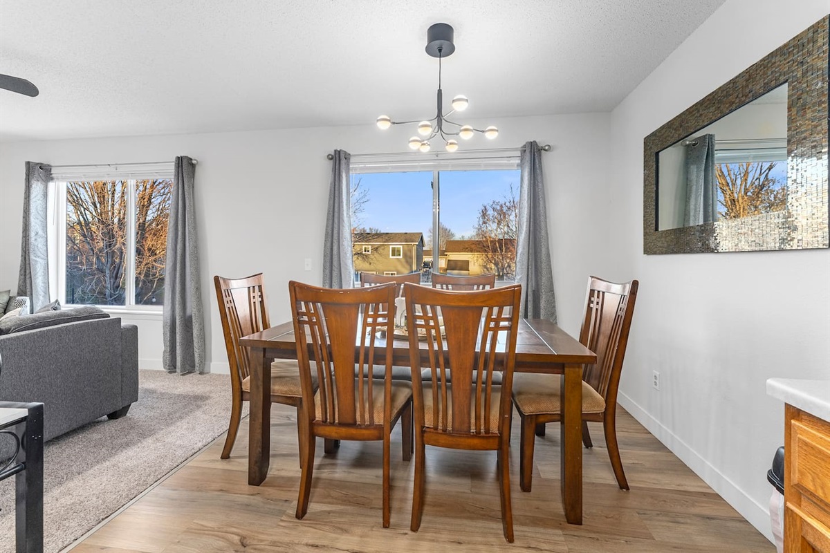 Upper Dining Area. 