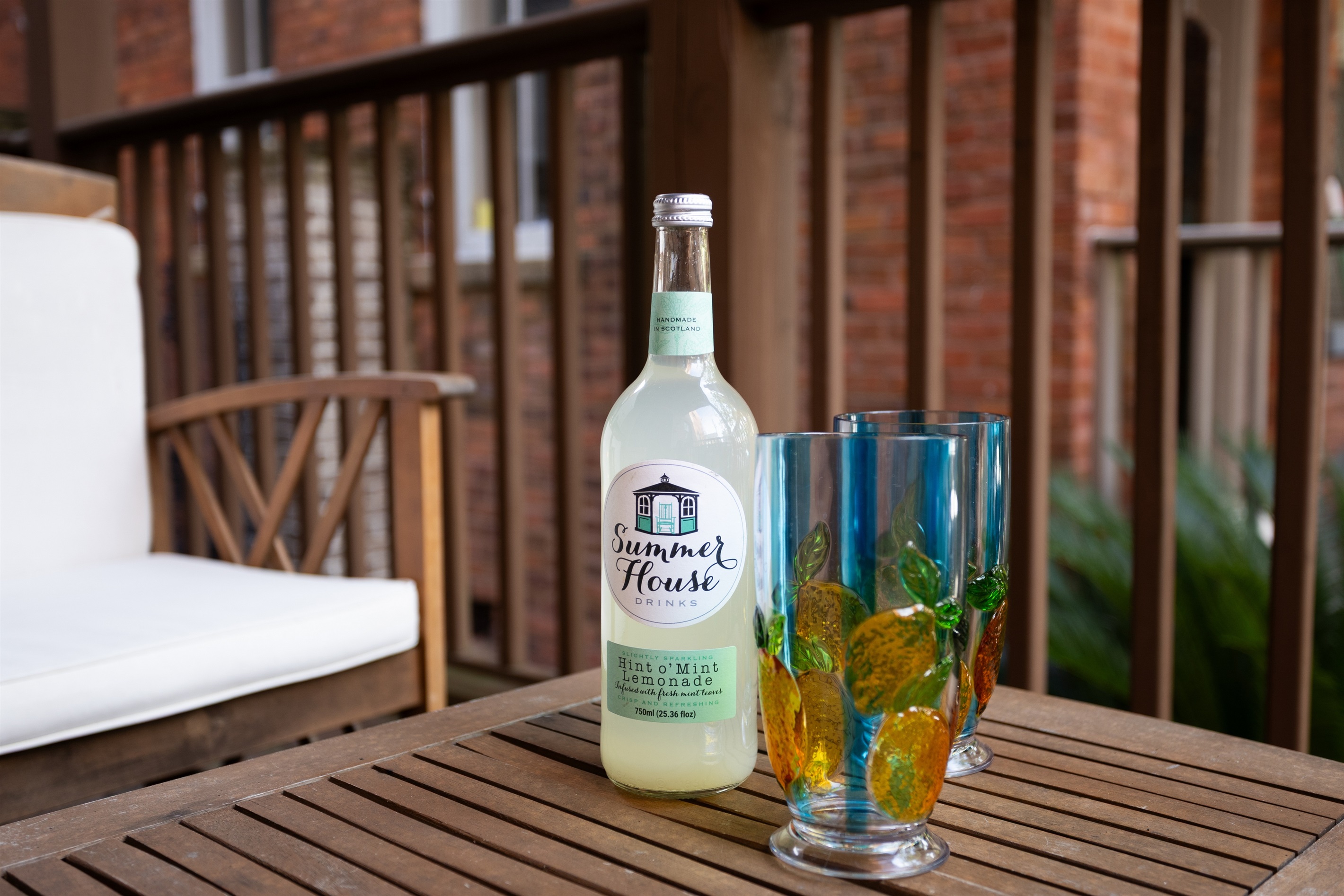 Sip a cold drink and unwind in the shade of your cozy porch.