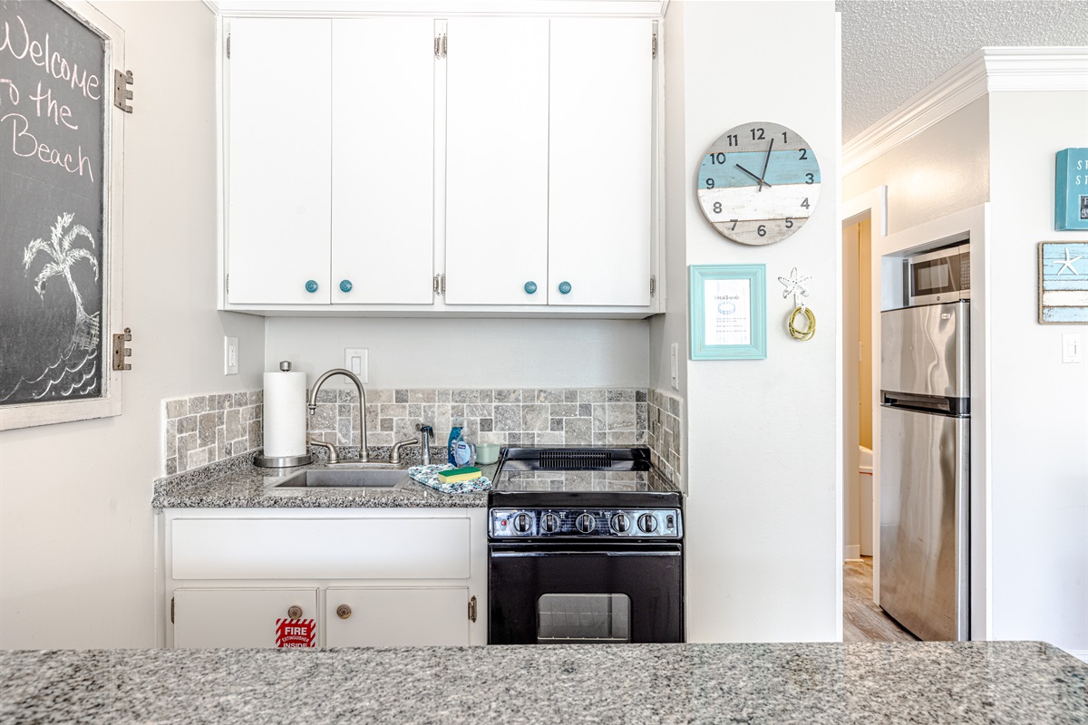 Kitchen for making all the essentials