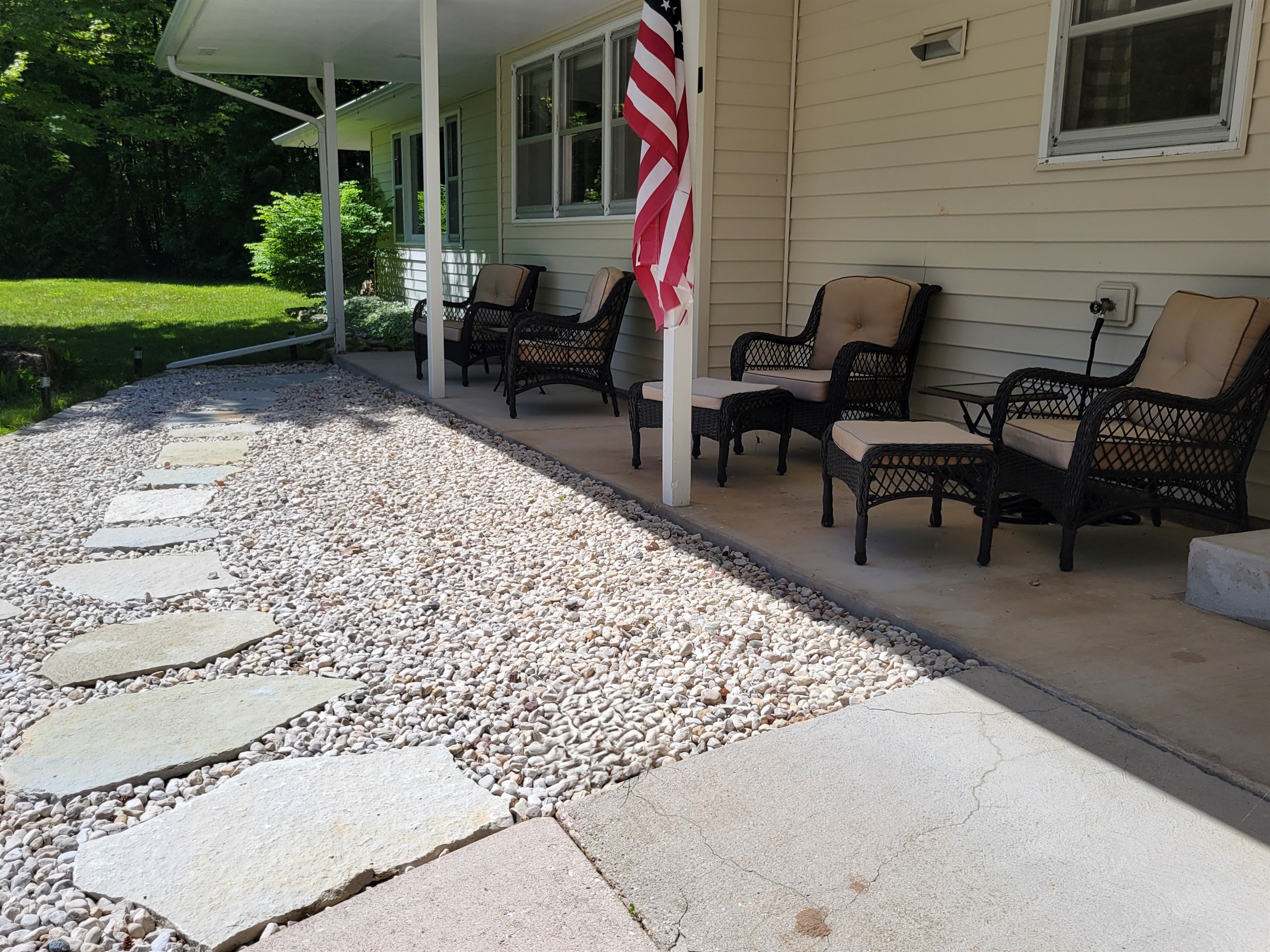 Front porch seating