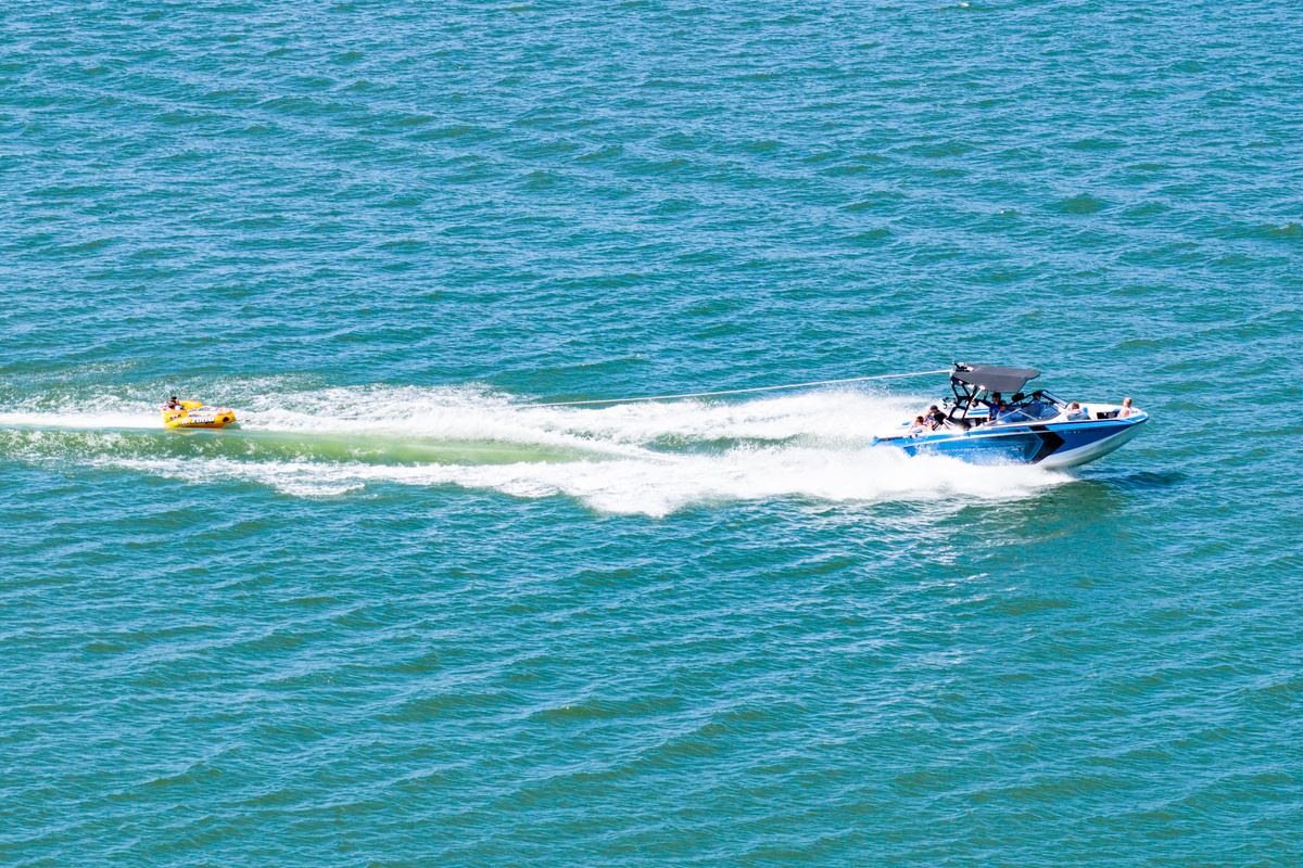 Spend summer days boating, tubing, and enjoying Pineview Reservoir.