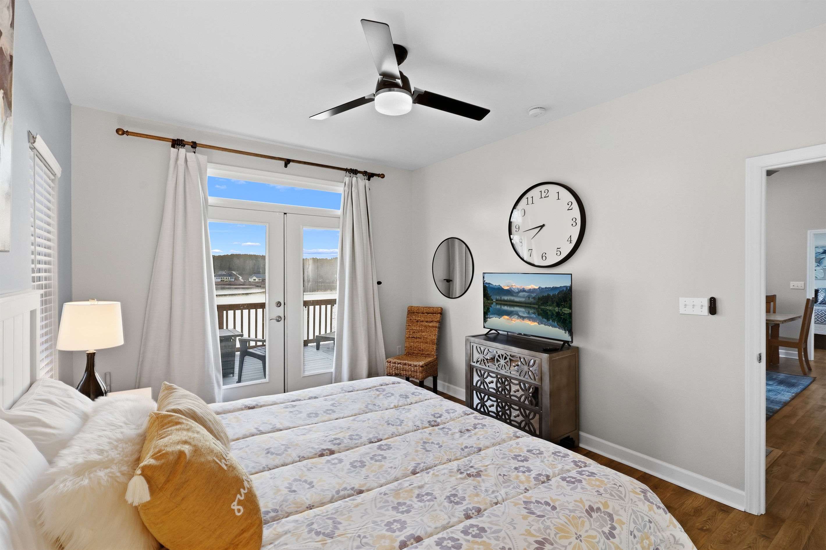 Master Bedroom with Shared Bathroom 