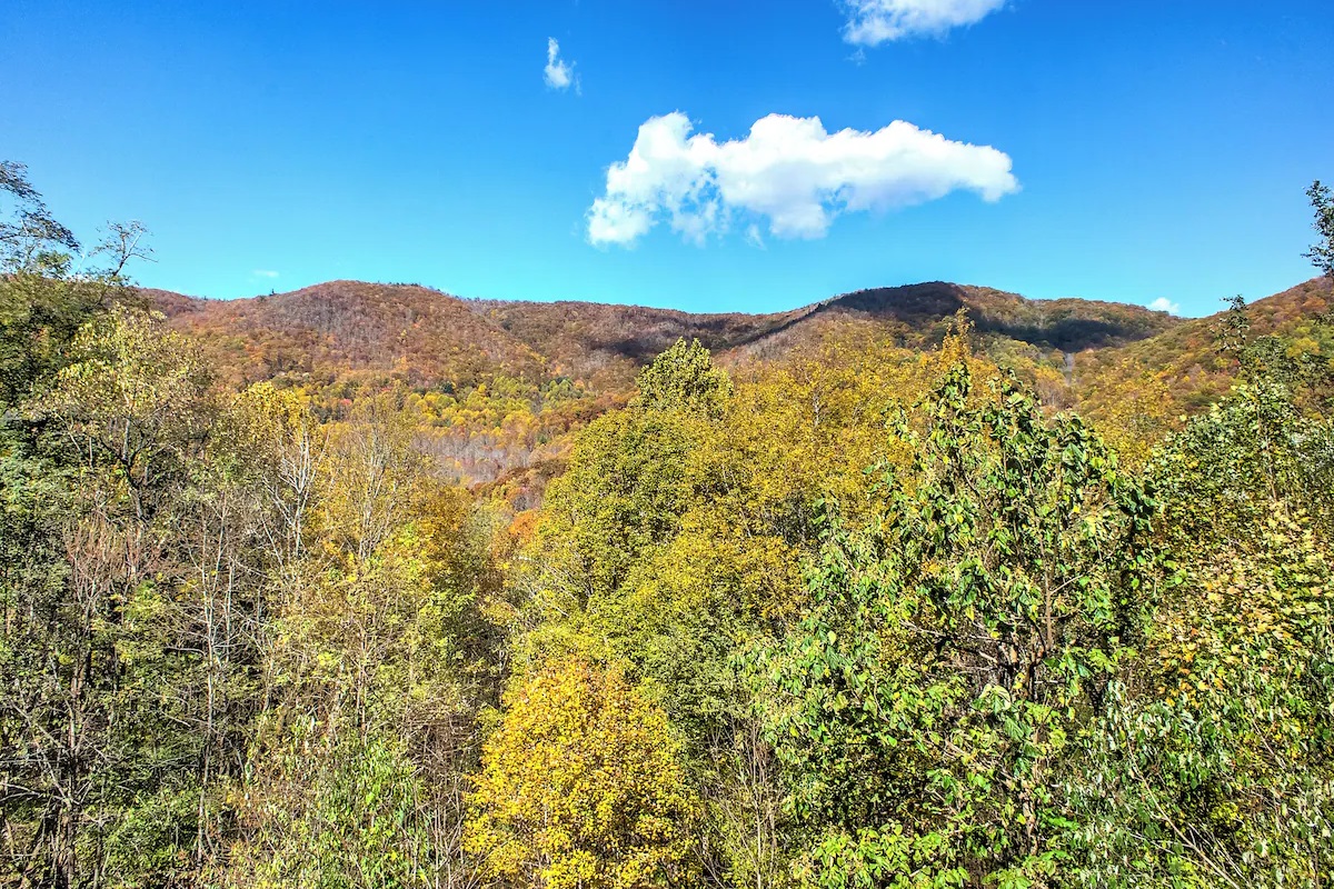 Beautiful porch mountain views