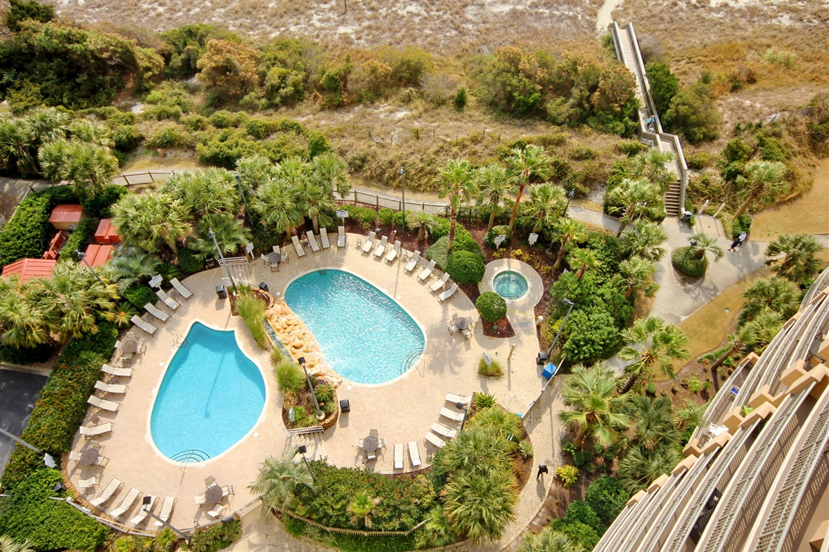 Heated Pool & Hottub(not shown from listed condo)