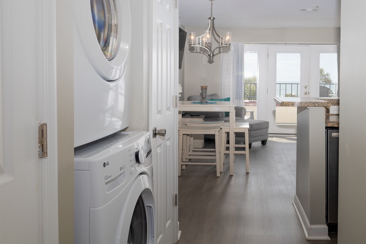 Washer and dryer in-unit