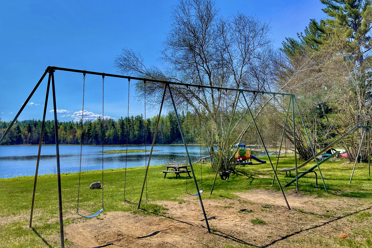 Playground at Lake Eaton, located a few minutes from our home.