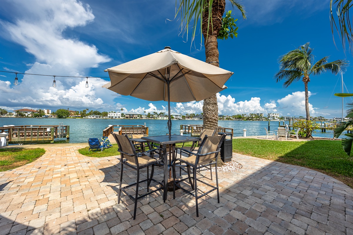 Relax by the pool or have a little more privacy here!