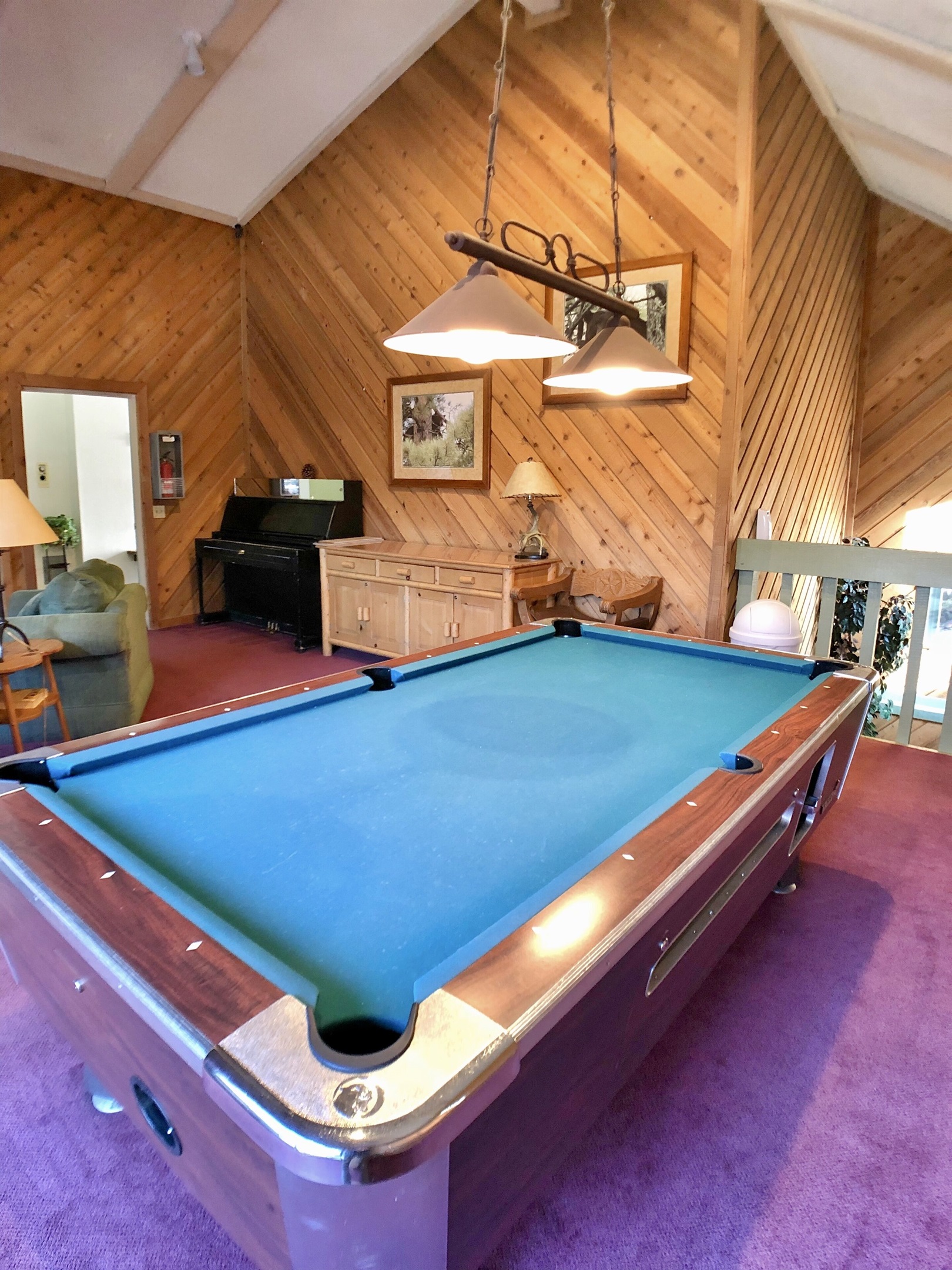 Common area pool table
