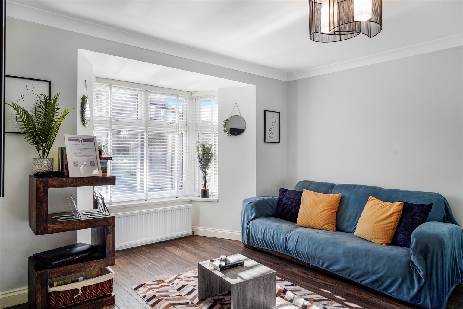 [Smart TV, more seating on your right]