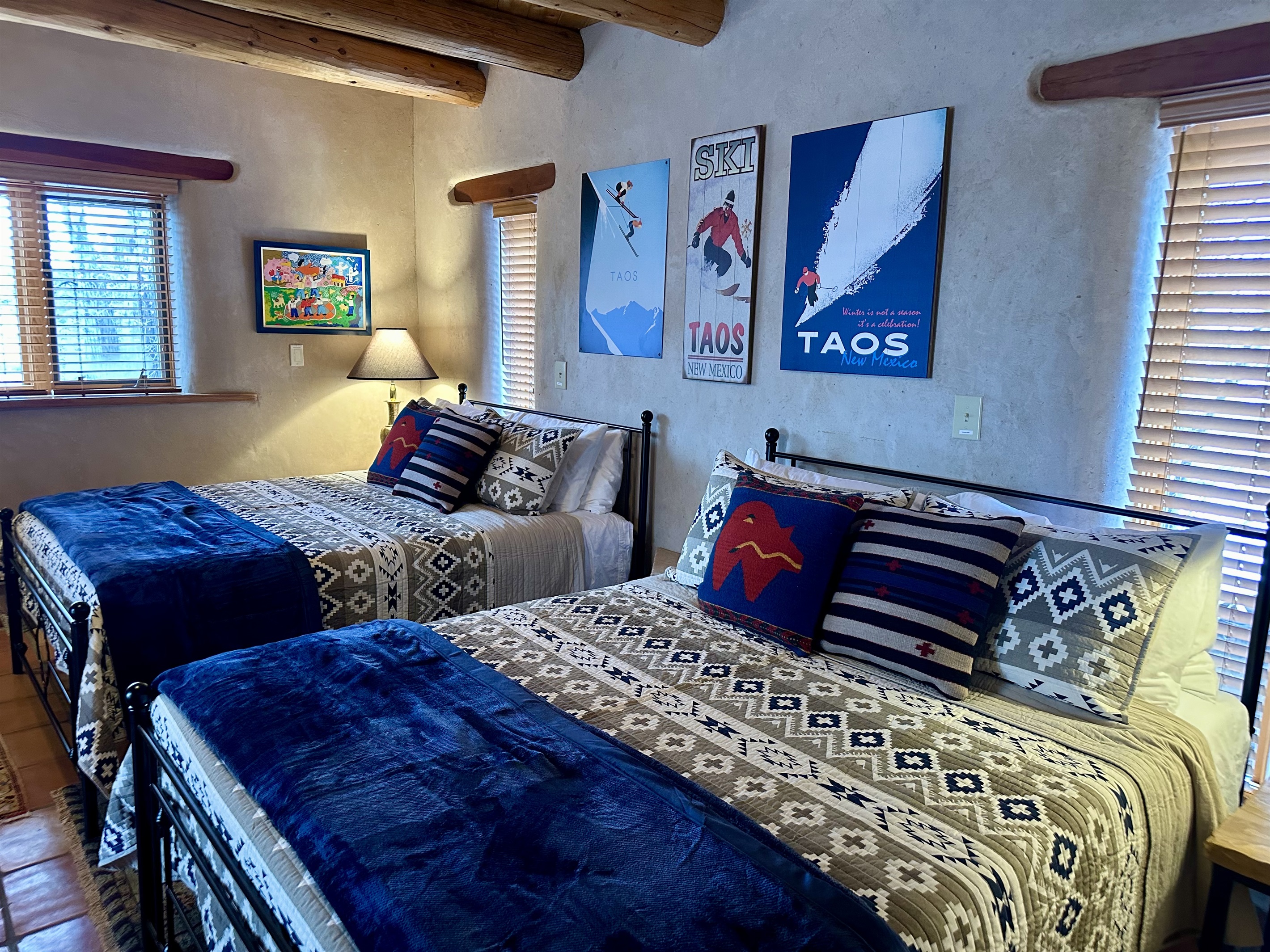 Queen Bedroom with 2 Queen Beds