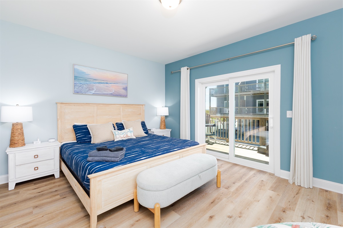 Bedroom with direct balcony access!