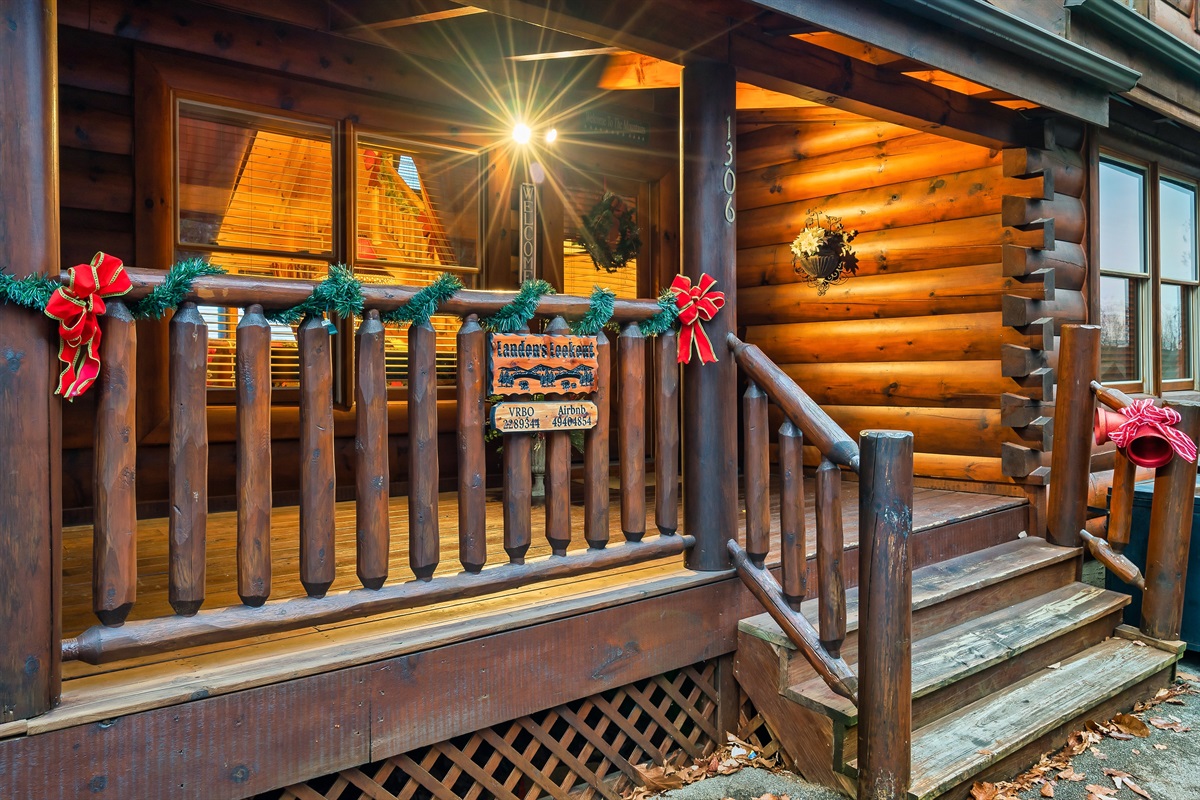 Christmas decorations are up seasonally!