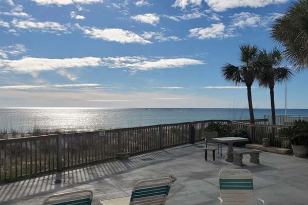 Water view from the pool deck