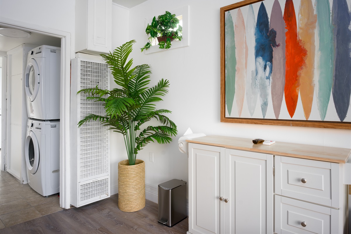 Additional storage space
