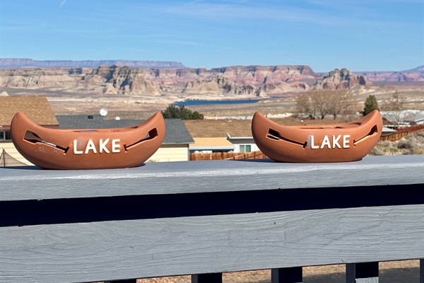 Front Patio with Lake Powell View