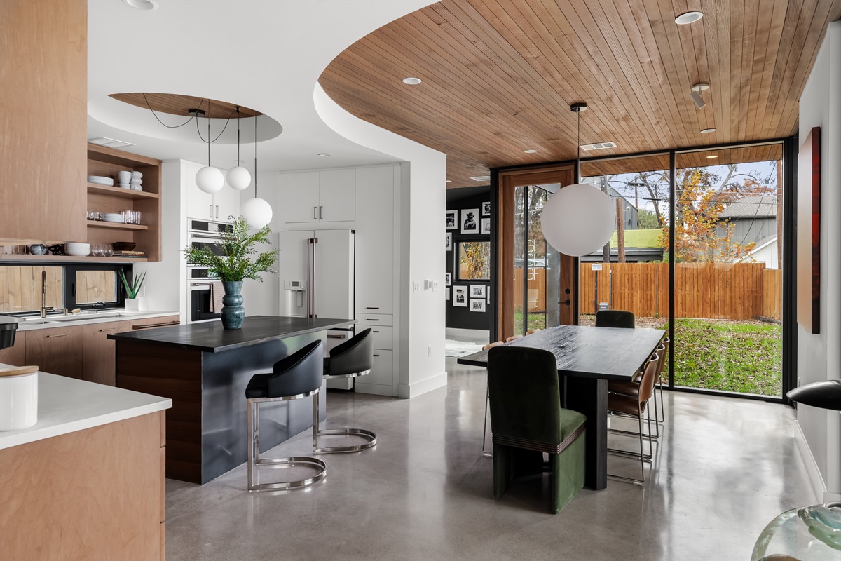 Open-concept dining space that flows seamlessly into the kitchen—perfect for shared meals and gatherings.