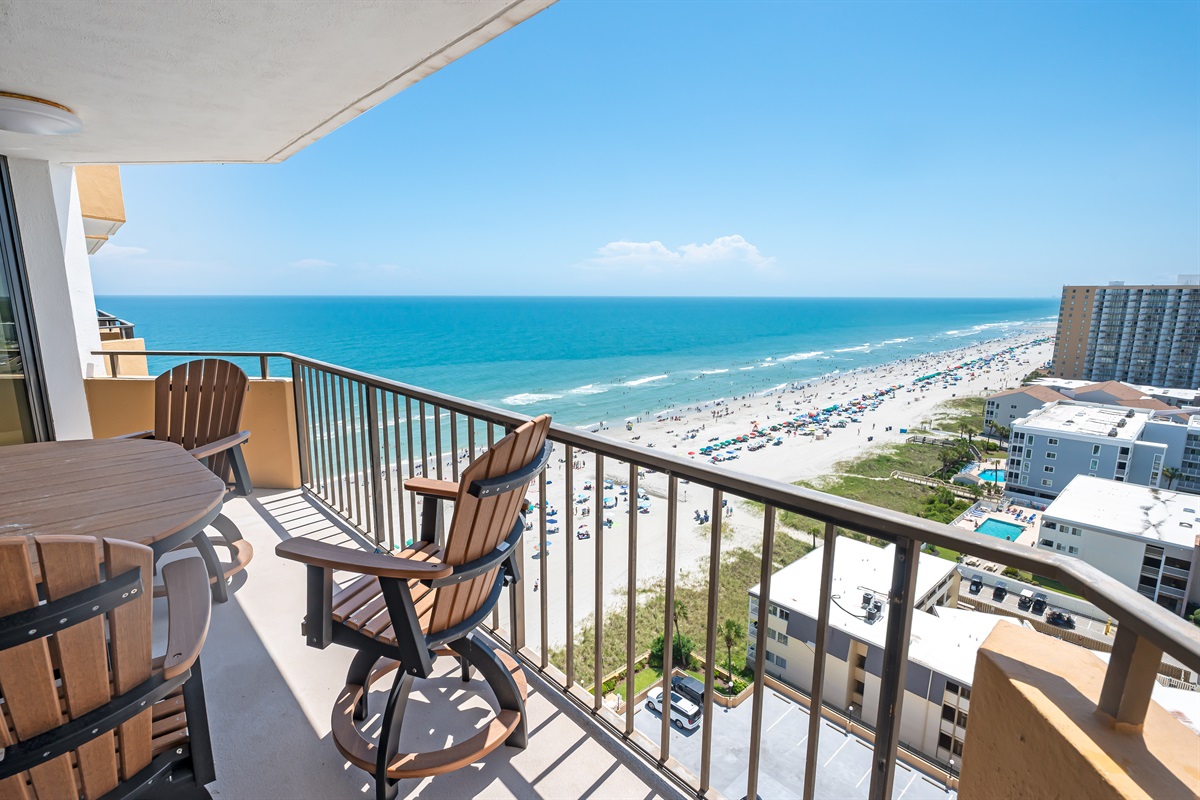 Amazing View from the Balcony!