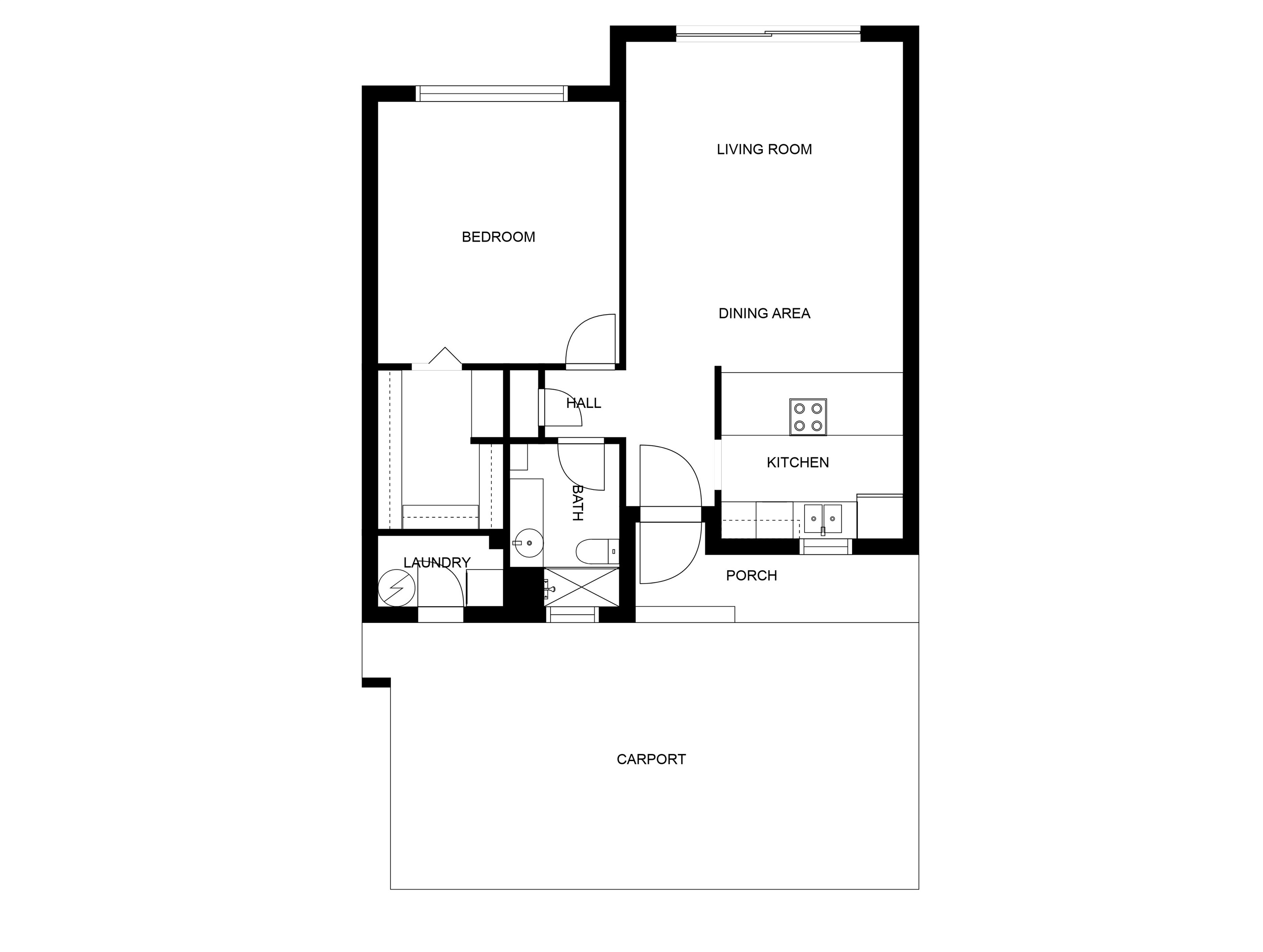 The floor plan has so much space in every room for your comfort and relaxation.