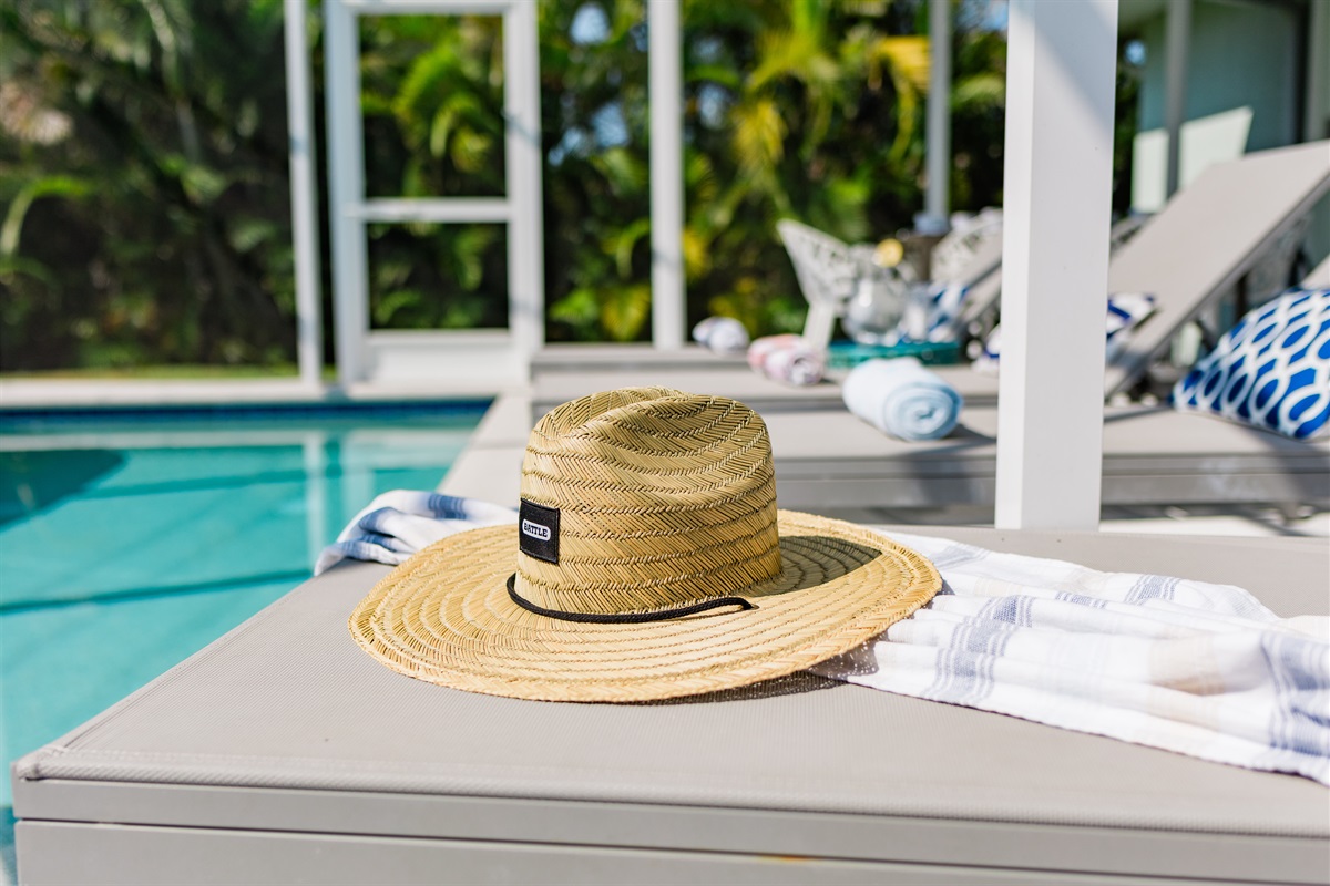 Lounge around by the pool on those hot Florida days