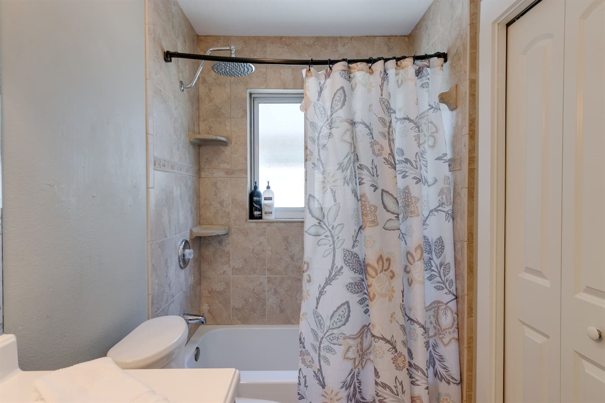 Hall Bath with Tub/Shower Combo