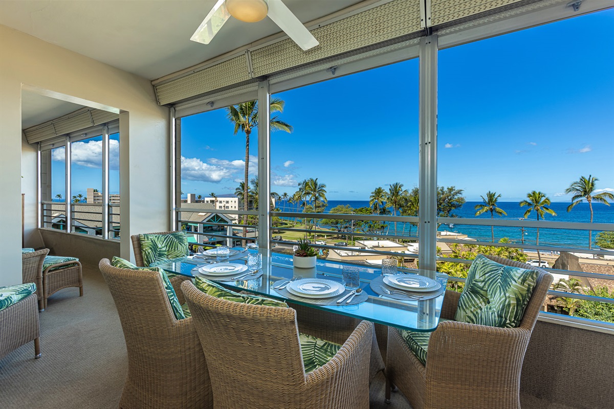 Covered Lanai Allows For Enjoyment No Matter the Weather
