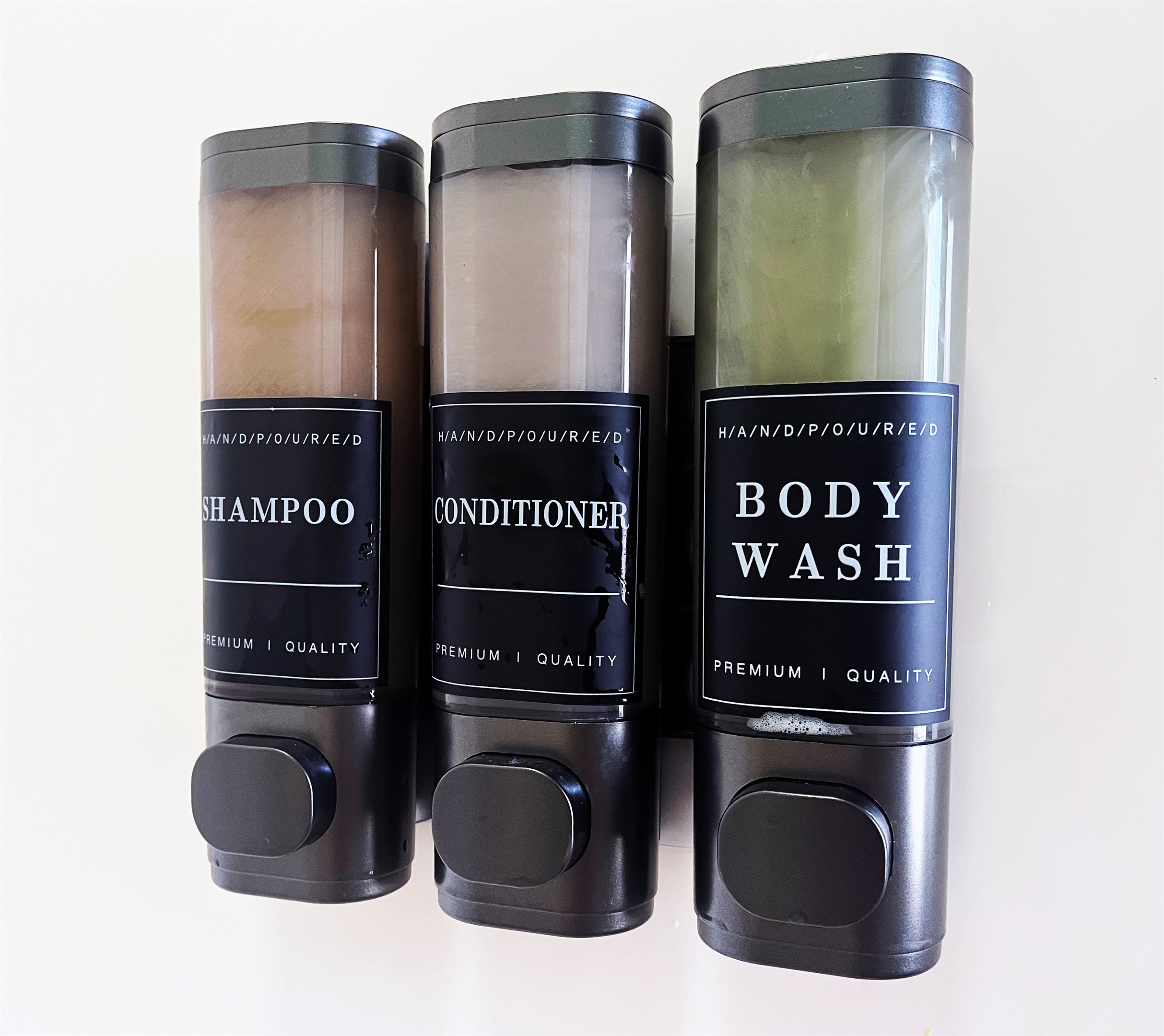 Organic Shampoo, Conditioner, and Body Wash are provided in Downstair Showers in Full and Primary Bathrooms.