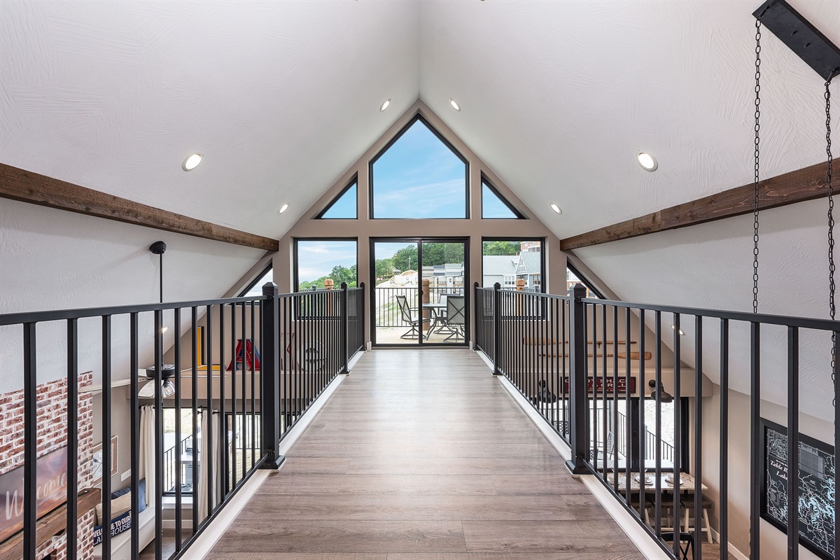 Upper Level Catwalk to only 3rd level deck in community!  