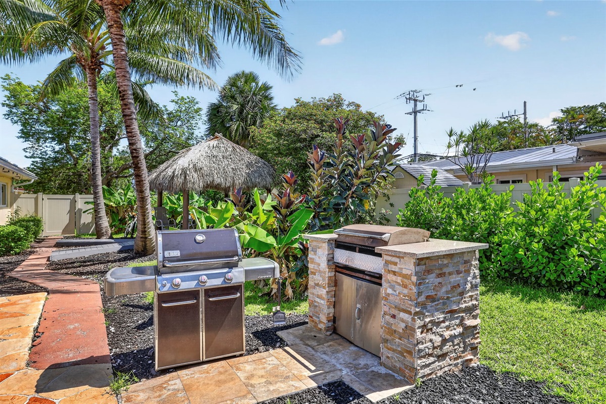 Propane and Charcoal Grills