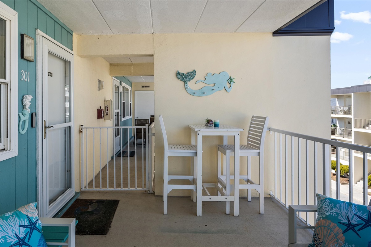 The East facing balcony provides the ideal place to view spectacular sunrises.