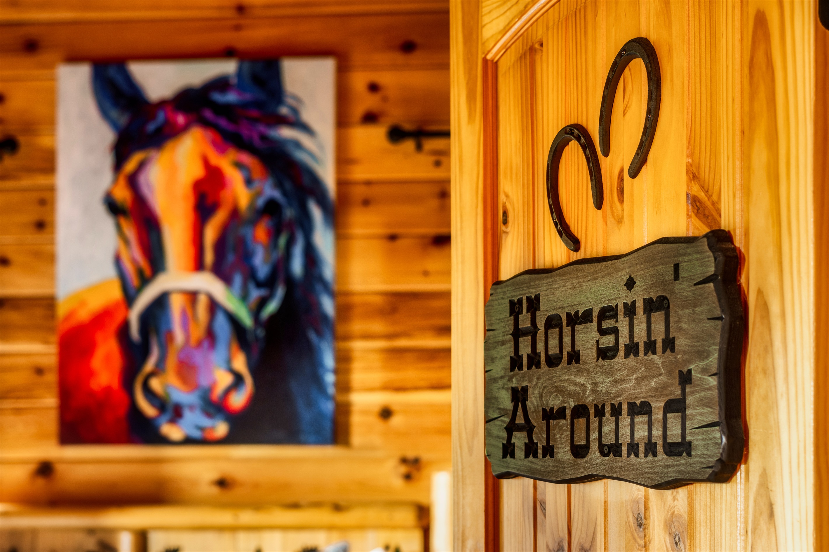 Horsin' Around Room, upper level.