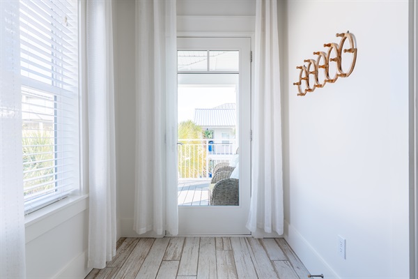 2nd Floor Bedroom with Queen Bed with Walkout Patio