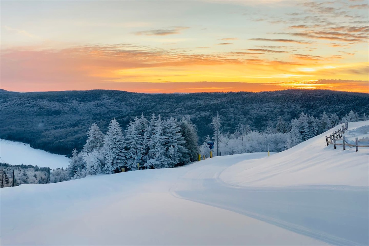 Sunrise from right off our balcony 
