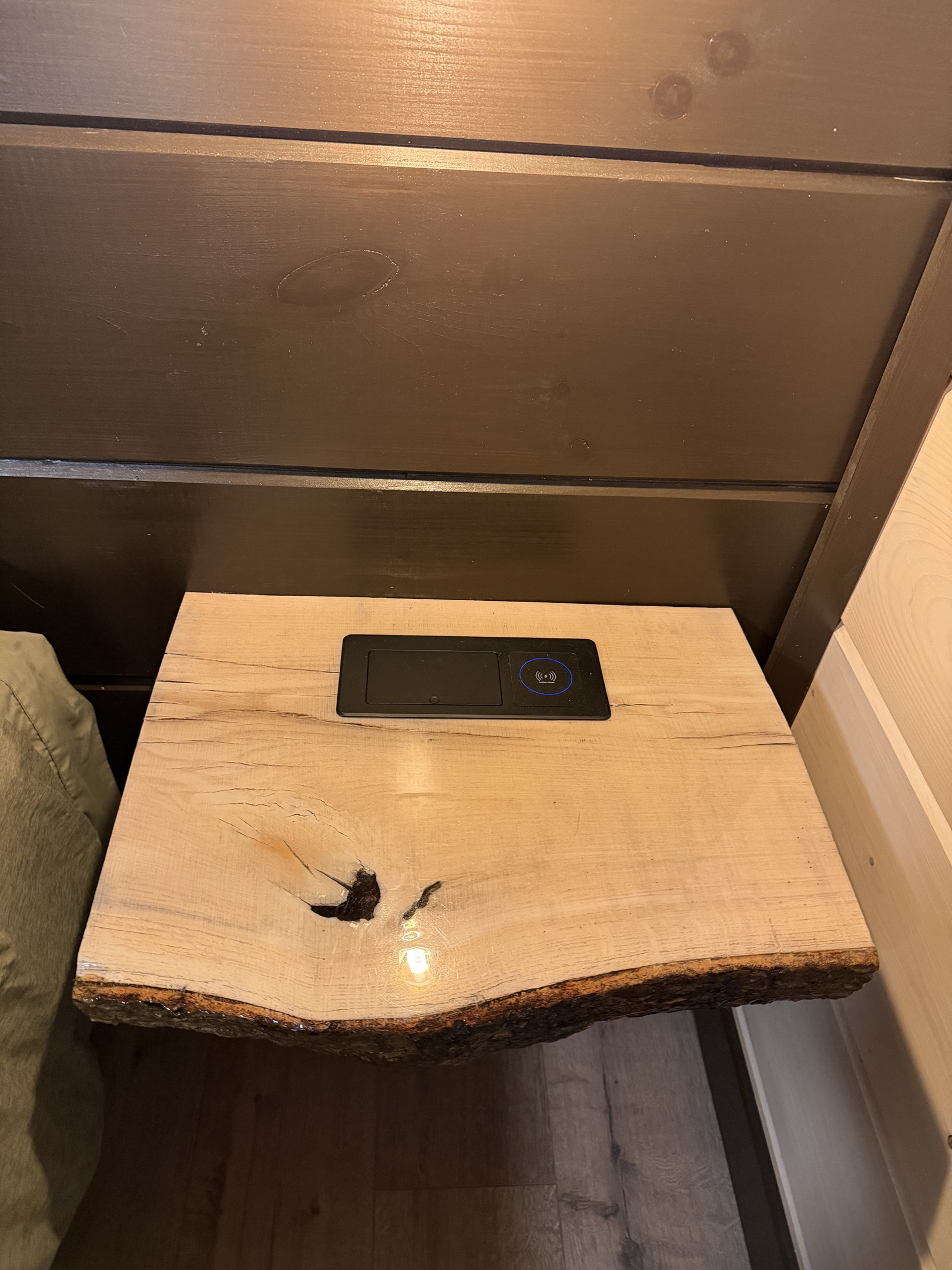 Custom made Oak floating night stands