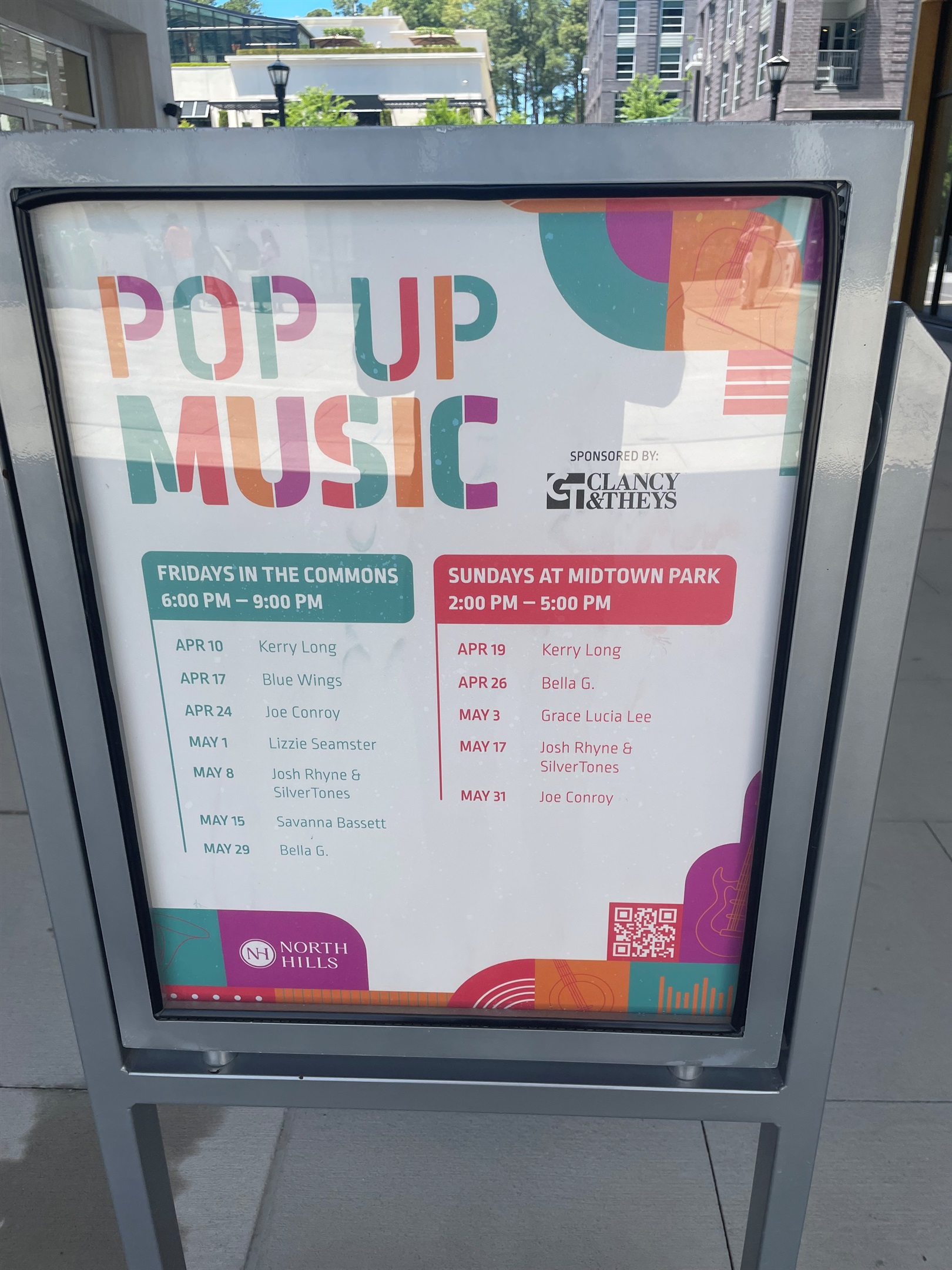 Friday and Saturdays during the summer have free live music  in Midtown Park!