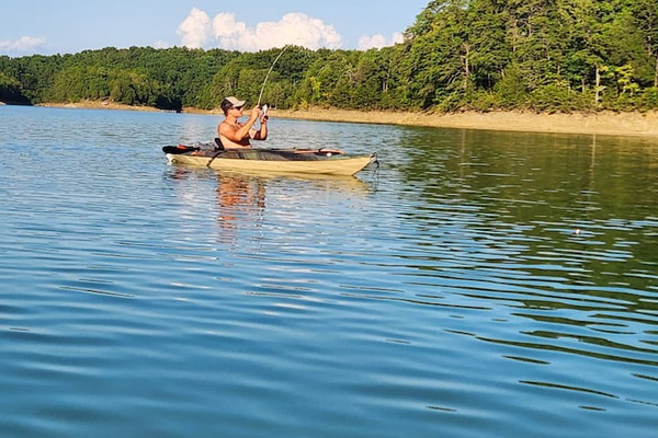 Take the fishing offshore and explore Douglas Lake from the water. Kayaks are available as an optional rental. 