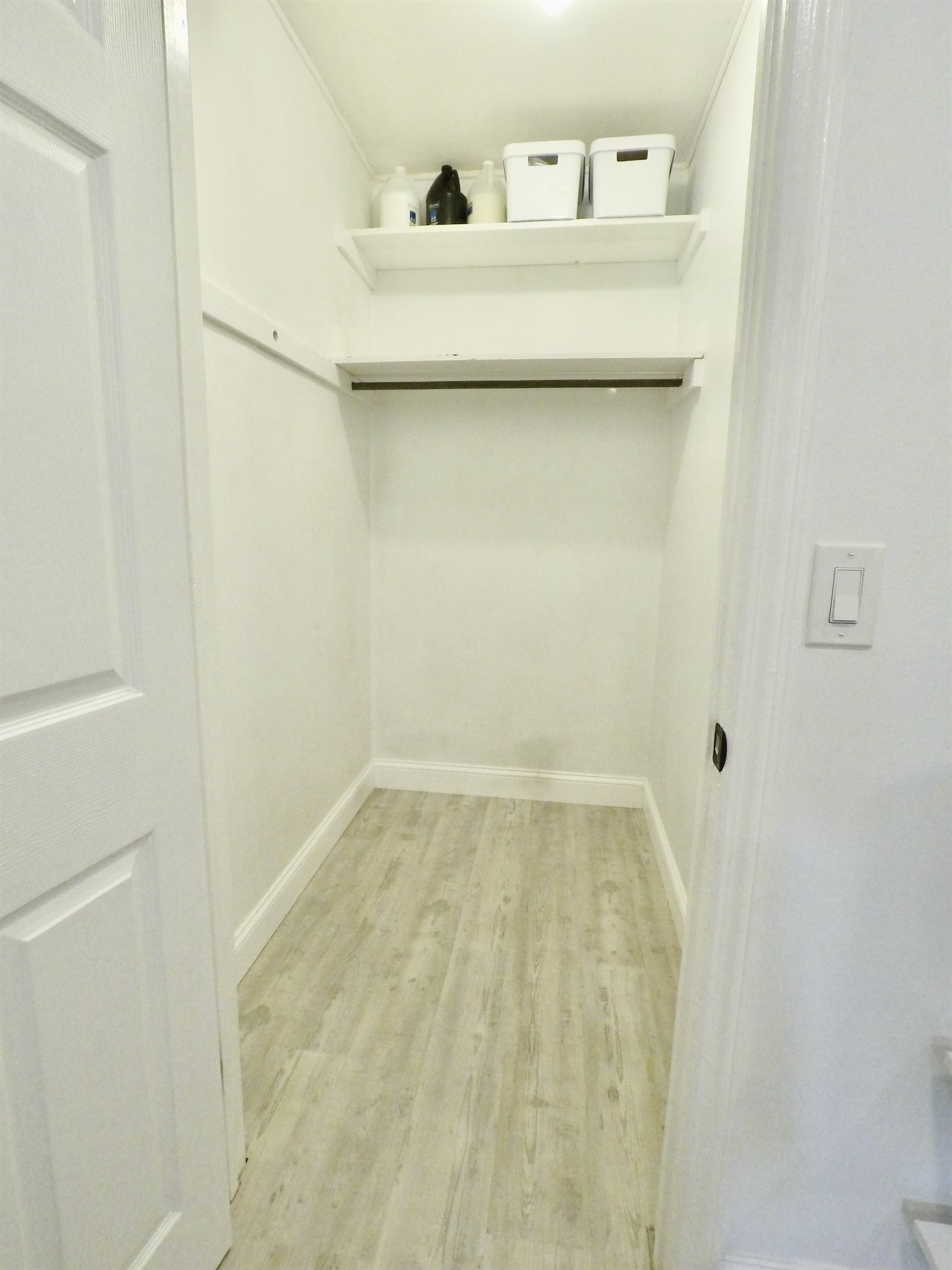 Huge walk in closet big enough to store all of your luggage!