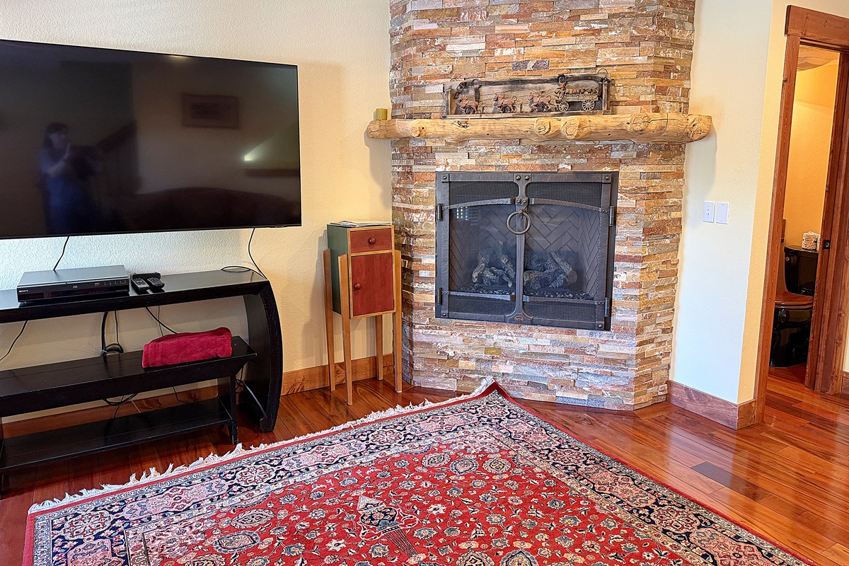 Heat and ambience with the flip of a switch.