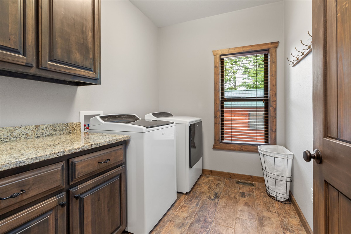 Washer and Dryer on site