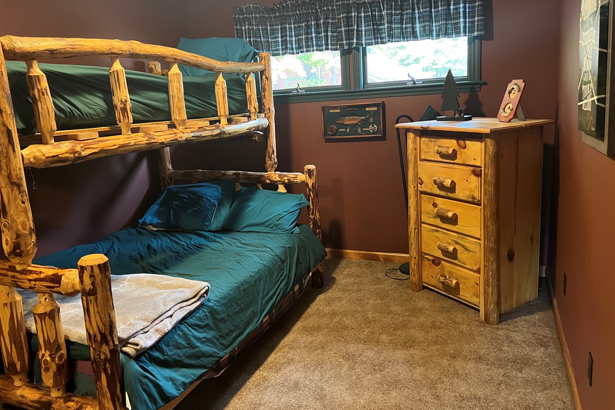 Second floor Bunk - 1 Double, 1 Twin