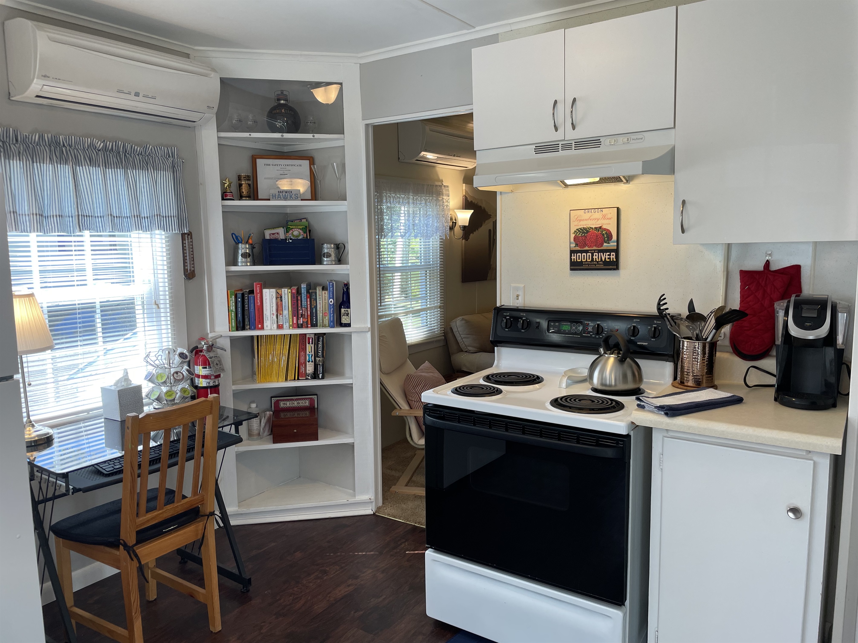 Kitchen with desk space