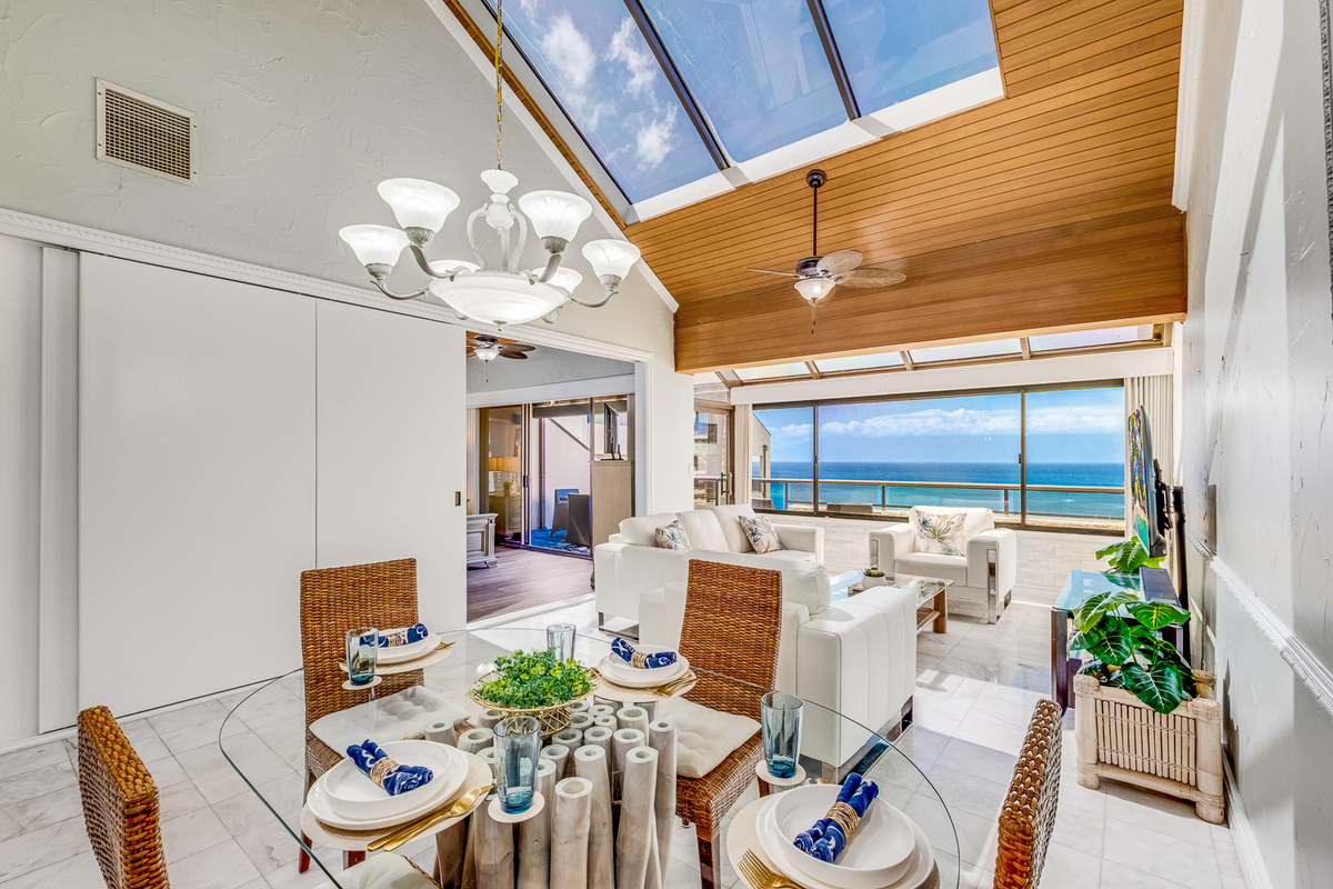 Indoor dining area