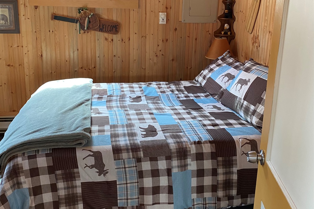 Full size bed. We will be changing this to a Twin over Full bunk bed, in May