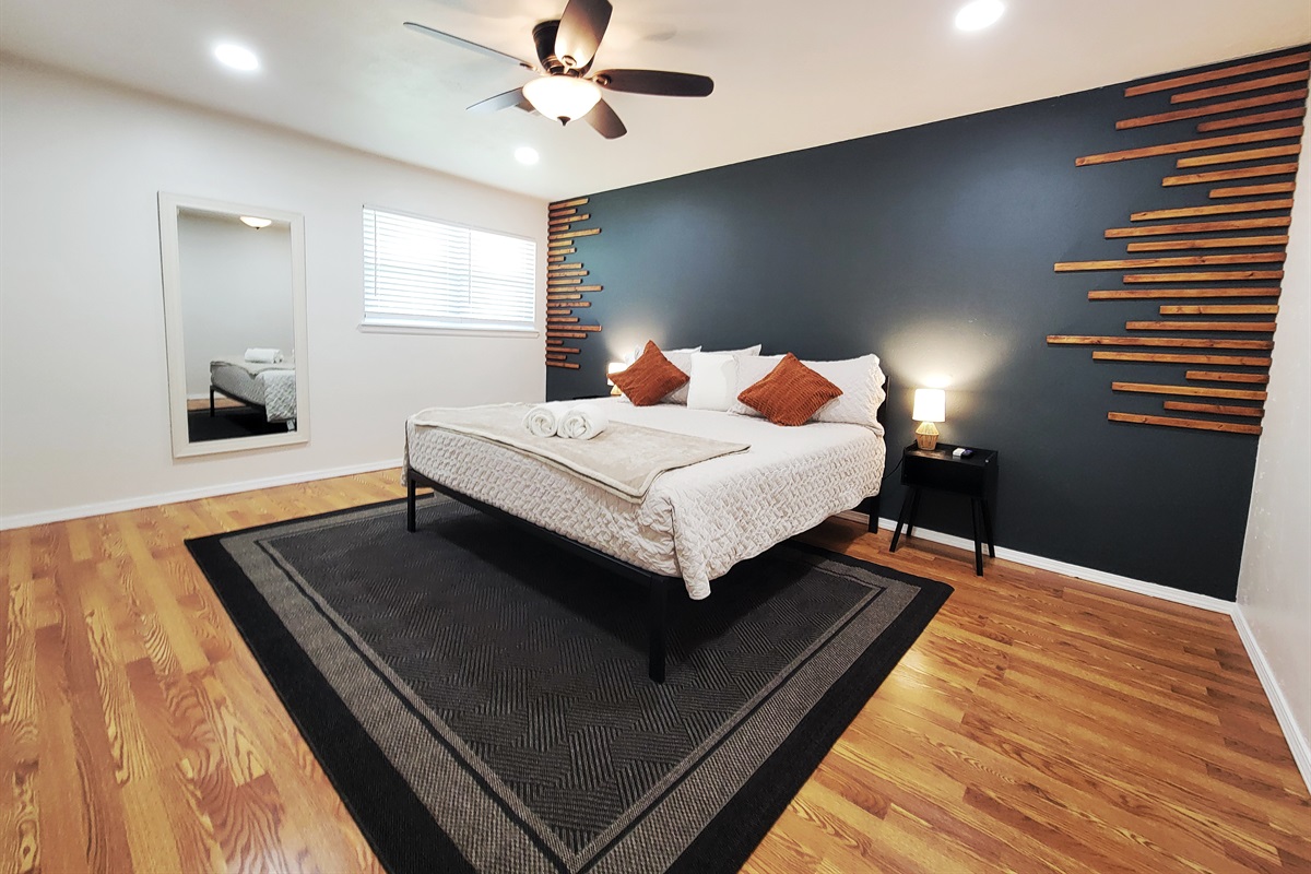 Another view of master bedroom with ensuite full bathroom