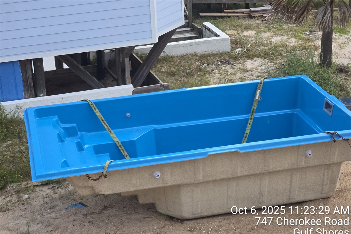 pool prior to install