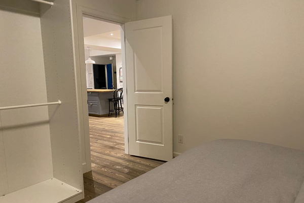 Picture taken from the master bedroom into the great room 